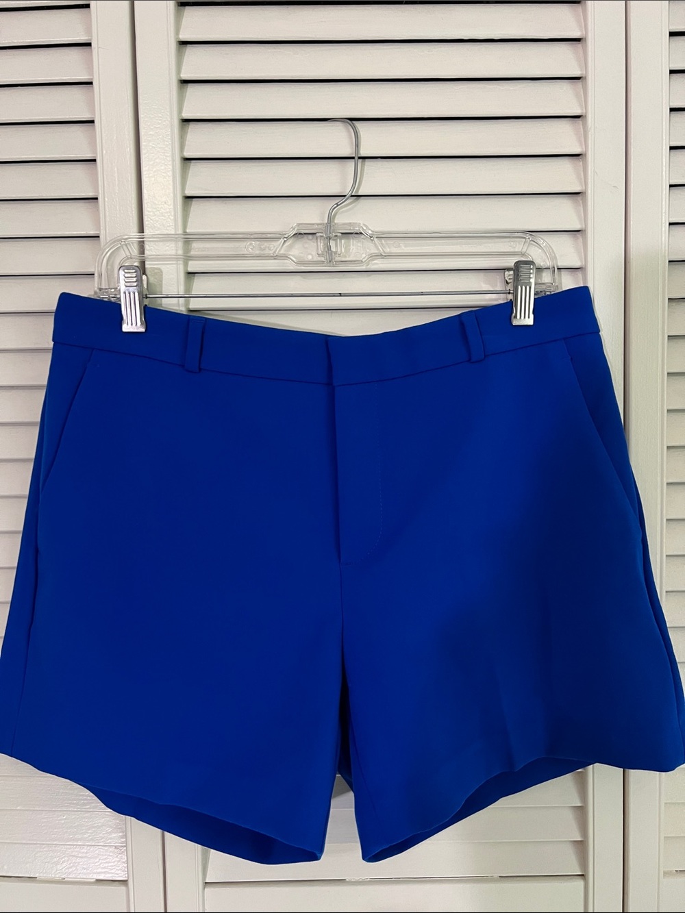 Banana Republic Royal Blue Women's Tailored Shorts - Classic High-Rise Style!